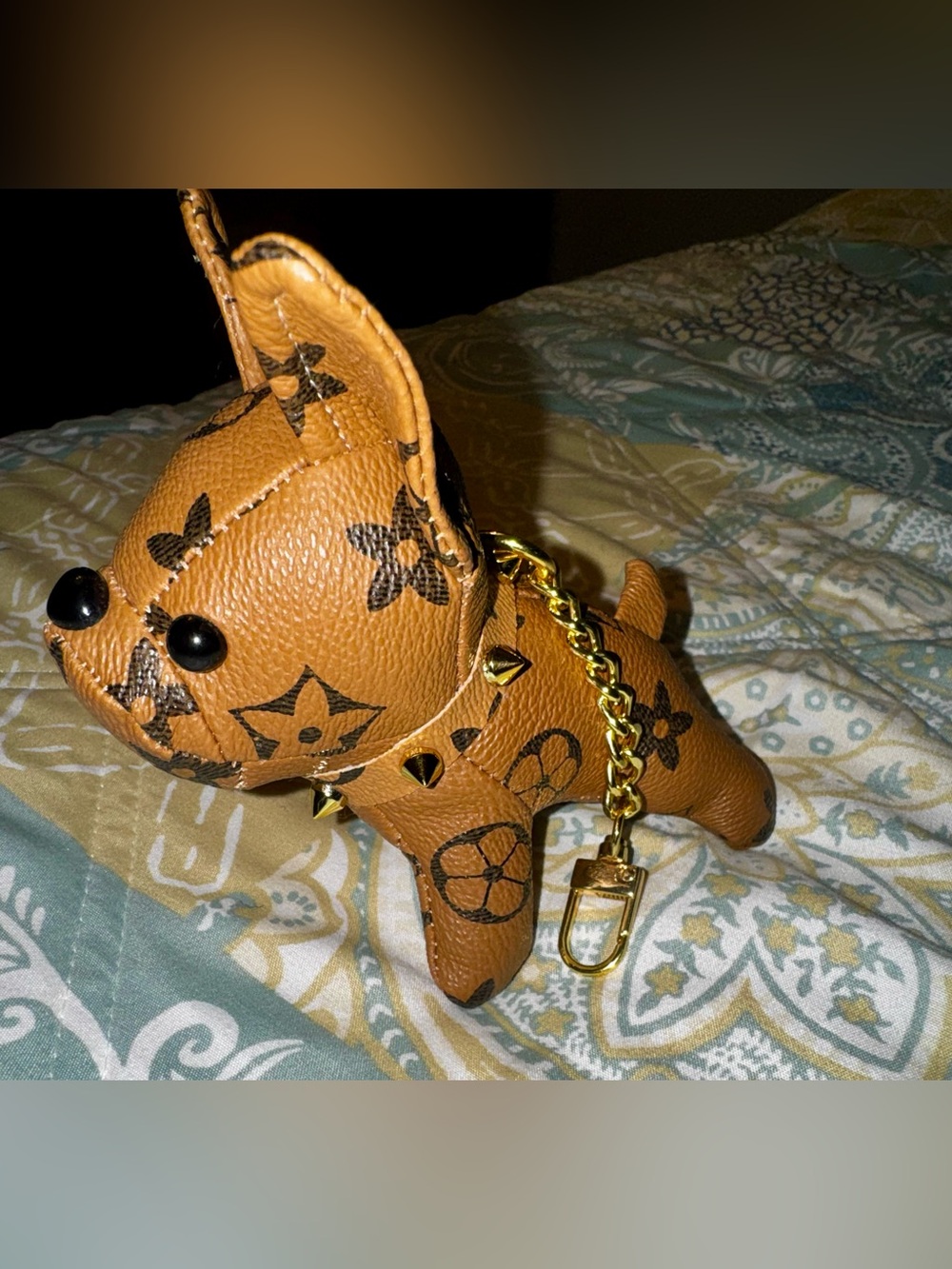 Dog bag charm.